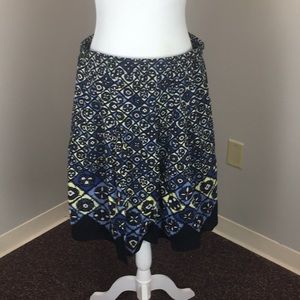 Tahari Circle Skirt with Elastic Waist